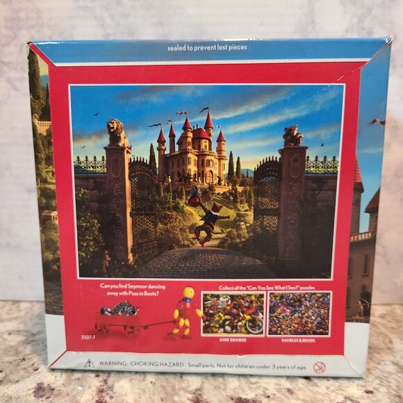 WALTER WICK CAN YOU SEE WHAT I SEE? PUSS IN BOOTS 1000 PIECE JIGSAW PUZZLE NEW! - Picture 2 of 4